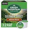 Green Mountain Coffee Roasters Colombia Select Coffee, Keurig Single-Serve K-Cup pods, Medium Roast, 32 Count