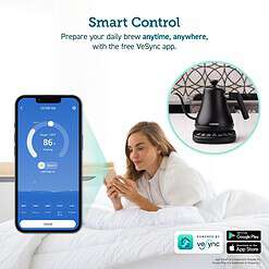 COSORI Electric Gooseneck Kettle Smart Bluetooth with Variable Temperature Control, Matte Black