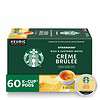 Starbucks K-Cup Coffee Pods, Crème Brûlée Flavored Coffee, Naturally Flavored, 100% Arabica, 6 boxes (60 pods total)