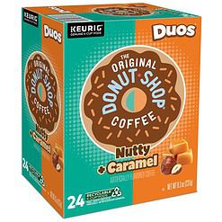 The Original Donut Shop Duos Nutty + Caramel Keurig Single-Serve K-Cup Pods, Medium Roast Coffee, 96 Count