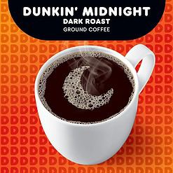 Dunkin' Midnight Dark Roast Coffee, 60 Keurig K-Cup Pods