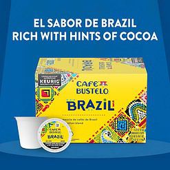 Café Bustelo Brazil Dark Roast Coffee, 72 Keurig K-Cup Pods