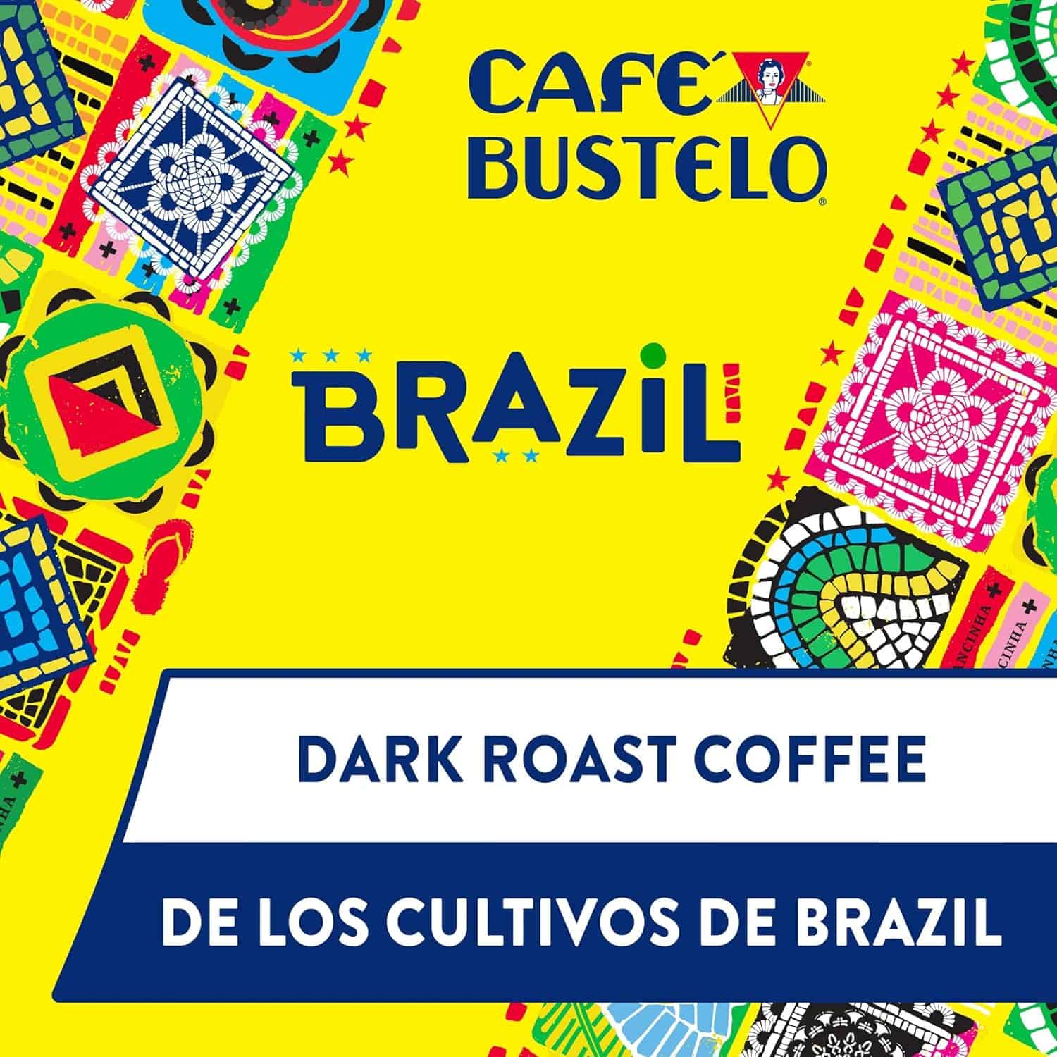 Café Bustelo Brazil Dark Roast Coffee, 72 Keurig K-Cup Pods