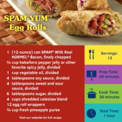 SPAM with Real HORMEL Bacon, 7 g protein, 12 oz (Pack of 12)