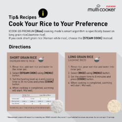 Cuckoo Electric Pressure Cooker with 10 Menu Options and Stainless Steel Pot