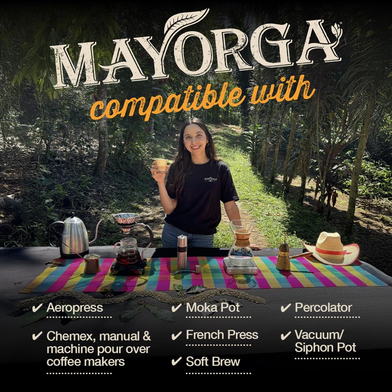 Mayorga Dark Roast Coffee 5lb bag Cubano Roast Coffee Arabica Café Whole Coffee Beans, Smoothest Organic Coffee - Image 6