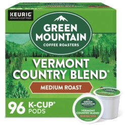 Green Mountain Coffee Roasters Vermont Country Blend Keurig Single-Serve K-Cup Pods, Medium Roast Coffee, 96 Count (4 Packs of 24)