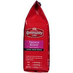 Community Coffee French Roast 72 Ounces, Extra Dark Roast Ground Coffee, 12 Ounce Bag (Pack of 6)
