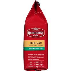 Community Coffee Half-Caff 72 Ounce, Ground Coffee, Medium Dark Roast, 12 Ounce Bag (Pack of 6)