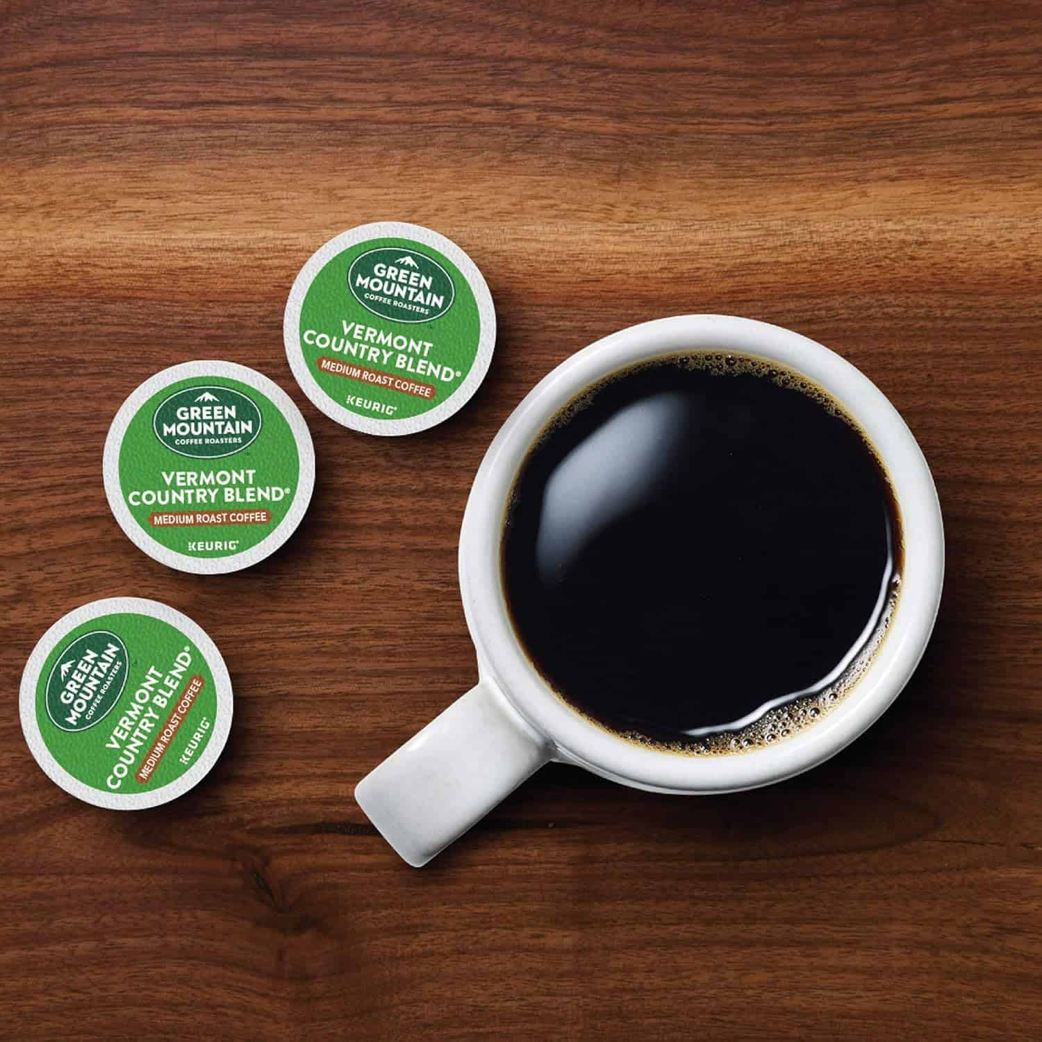 Green Mountain Coffee Roasters Vermont Country Blend Keurig Single-Serve K-Cup Pods, Medium Roast Coffee, 96 Count (4 Packs of 24)