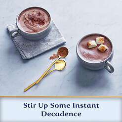 GHIRARDELLI Double Chocolate Premium Hot Cocoa Mix, 10.5 oz Bag (6 bags)