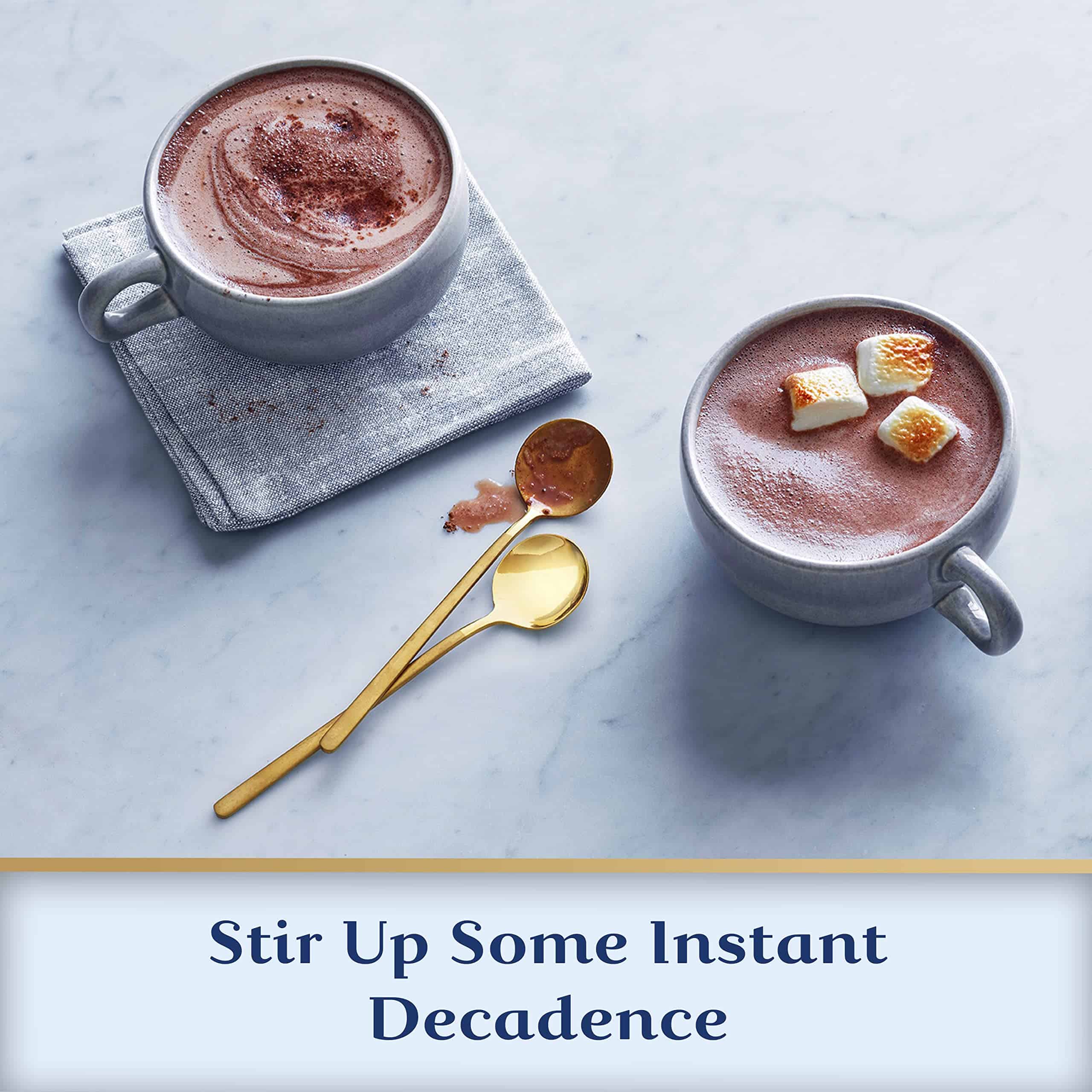 GHIRARDELLI Double Chocolate Premium Hot Cocoa Mix, 10.5 oz Bag (6 bags)