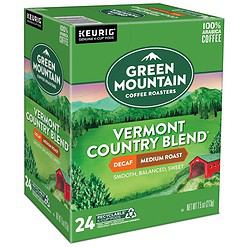 Green Mountain Coffee Roasters Vermont Country Blend Decaf, Keurig Single-Serve K-Cup Pods, Medium Roast Coffee, 96 Count