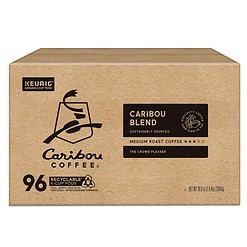 Caribou Coffee Caribou Blend Keurig Single-Serve K-Cup Pod, Medium Roast Coffee, 96 Count