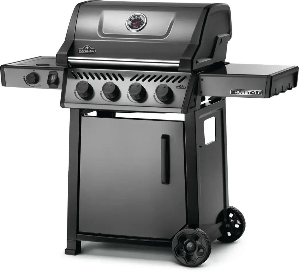 Napoleon - Freestyle 425 Propane Gas Grill with Cover - Graphite Gray