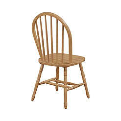 Better Homes and Gardens Autumn Lane Windsor Solid Wood Dining Chairs, Light Honey Finish, 2 Pack