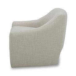 Better Homes & Gardens Emerson Curvy Accent Chair, Cream Linen