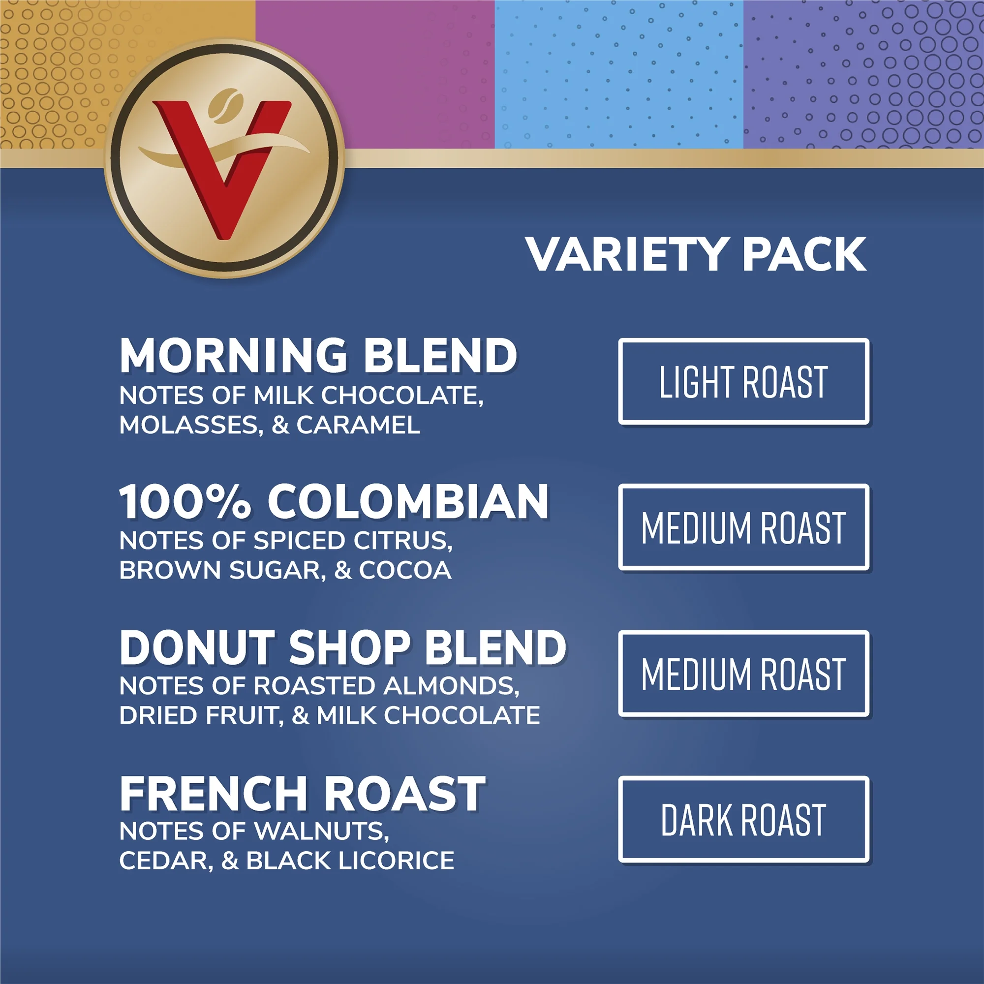 Victor Allen's Coffee Favorites Variety Single Serve K-Cup Coffee Pods, 100 Count