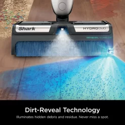 Shark - HydroDuo with Dirt-Reveal Technology, Cordless wet & dry hard floor cleaner picks up, mops, & scrubs - Stone Metallic