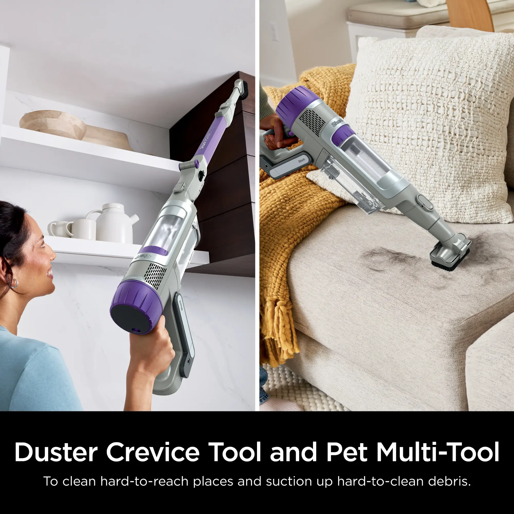 Shark - Cordless PowerDetect Stick Vacuum with Powerful Suction and HEPA Filtration - Dark Gray