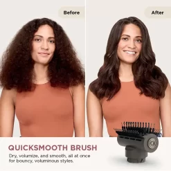 Shark - SpeedStyle Pro FLEX Professional Performance High-Velocity Hair Dryer System - Metallic Gray