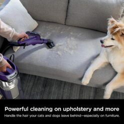 Shark - PowerDetect Upright Vacuum with DuoClean Detect Technology, Self-Cleaning Brushroll, and XL Dustcup - Eggplant