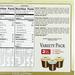 Grove Square Cappuccino Pods, Variety, Single Serve (Pack of 72)