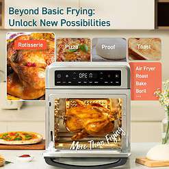 COSORI 11-in-1 Air Fryer Oven, 13Qt Small Footprint Airfryer combo with Rotisserie, Toast, Bake, Roast