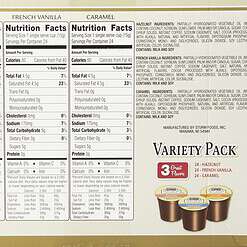Grove Square Cappuccino Pods, Variety, Single Serve (Pack of 72)