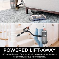 Shark AZ2002 Vertex Powered Lift-Away Upright Vacuum, Silver/Rose Gold