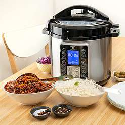 Moss & Stone Electric Pressure Cooker with Large LCD Display, Multi-Use 6 Quart Electric Pot 14 in 1