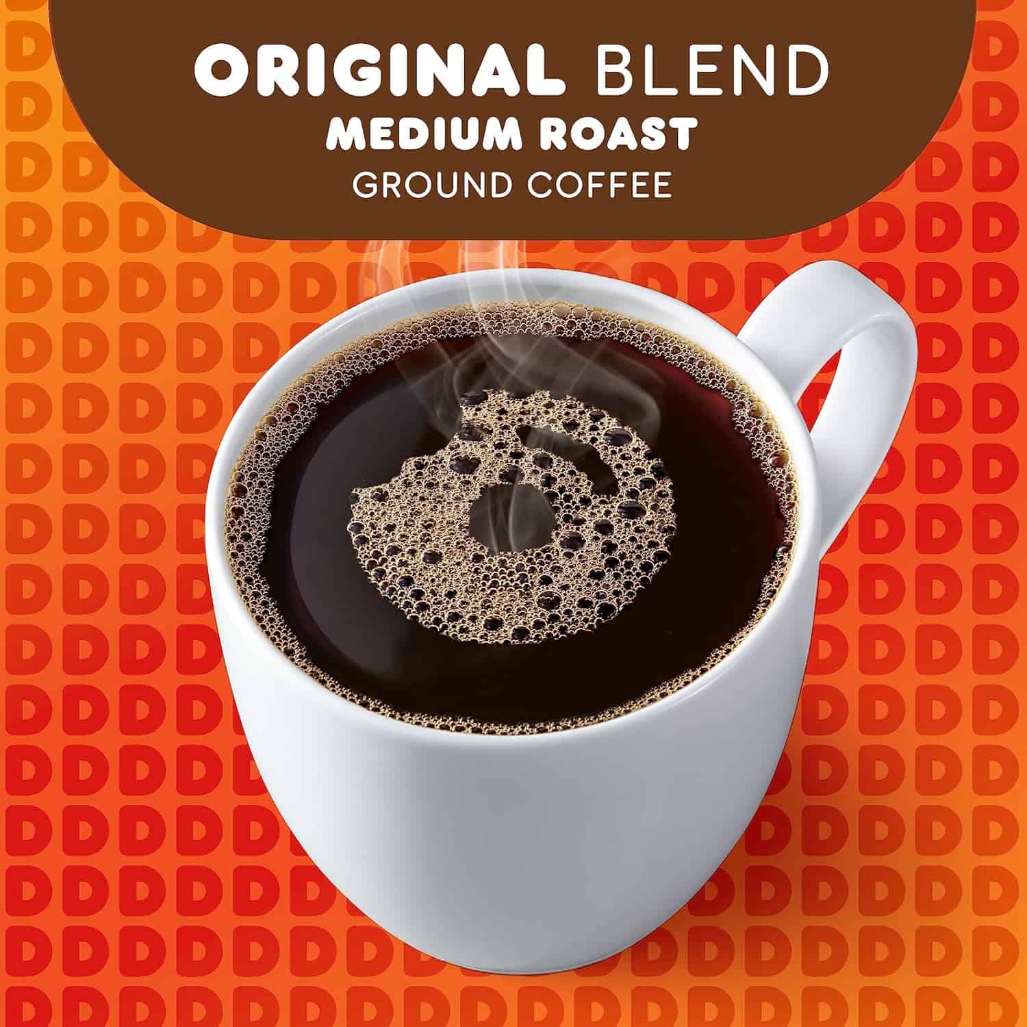 Dunkin' Original Blend Medium Roast Coffee, 128 Keurig K-Cup Pods