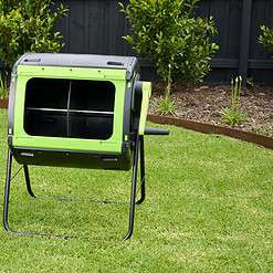 Maze 48 Gallon Outdoor Compost Bin Tumbler for Food Waste, Outdoor Compost Bin for Kitchen Garden