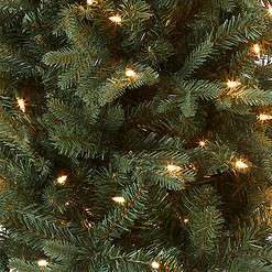 National Tree Company Pre-lit Artificial Mini Christmas Tree, Includes Small Lights and Cloth Bag Base, Burlap-4 ft, Green