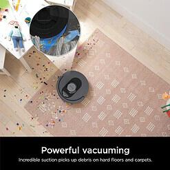 Shark AV2501S AI Ultra Robot Vacuum, with Matrix Clean, Home Mapping, Wifi, Dark Grey