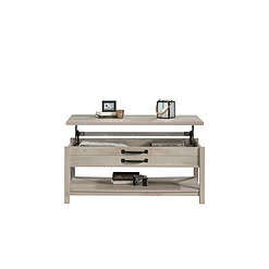 Better Homes & Gardens Modern Farmhouse Lift Top Coffee Table, Rustic White Finish