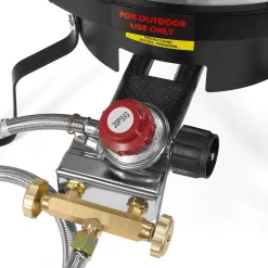 Barton - Aluminum Turkey Fryer, 52qt Capacity, 80000 BTU, 12.5