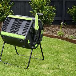 Maze 48 Gallon Outdoor Compost Bin Tumbler for Food Waste, Outdoor Compost Bin for Kitchen Garden