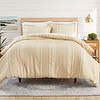Better Homes & Gardens 3-Piece Cream Waffle Stripe Comforter Set, Full/Queen