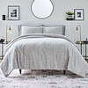 Better Homes & Gardens 3-Piece Silver Abstract Chenille Comforter Set, Full/Queen