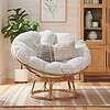 Better Homes & Gardens Papasan Chair, Cream Boucle