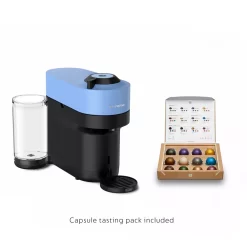 De'Longhi - Nespresso Vertuo Pop+ Coffee and Espresso Maker with Aeroccino - Pacific Blue