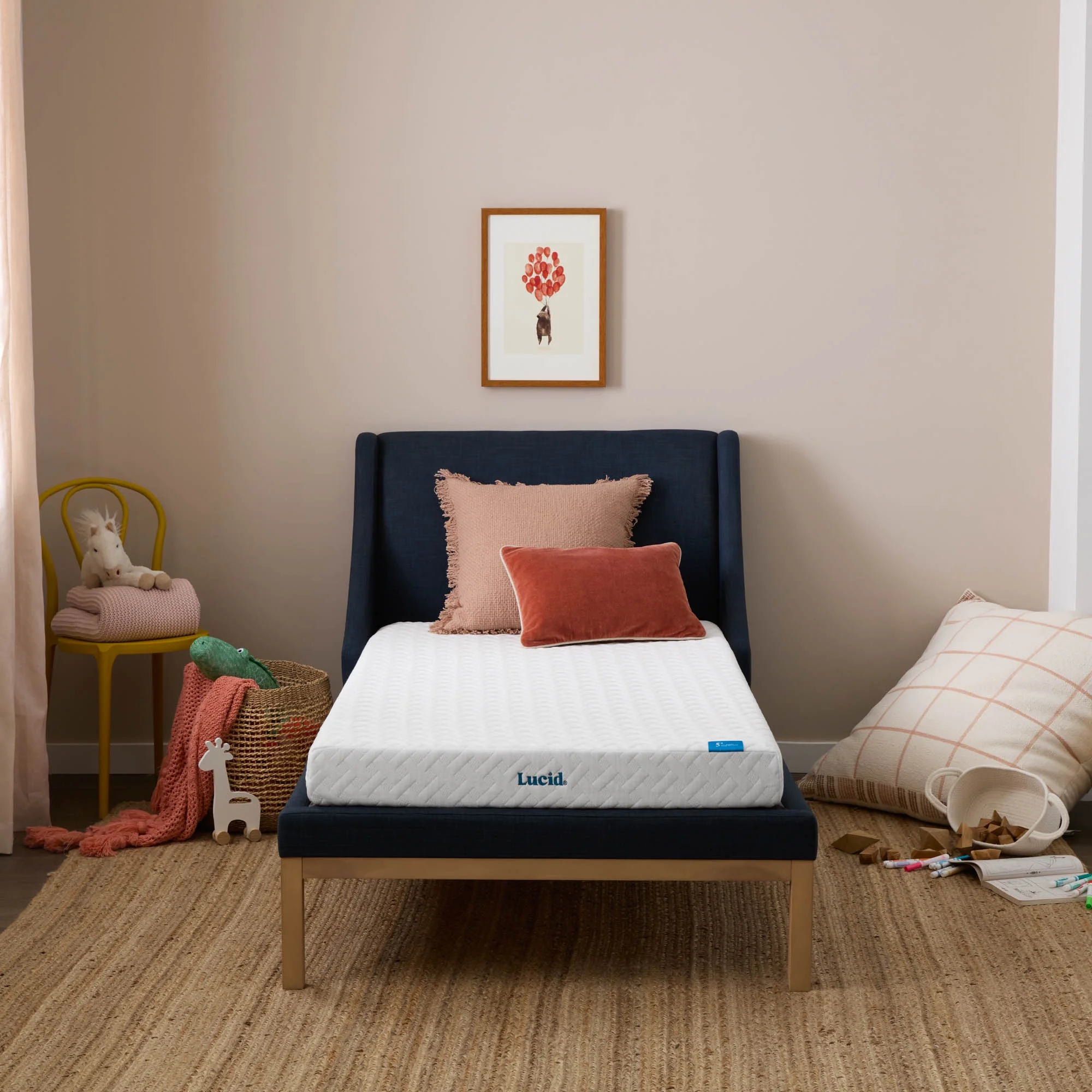 Lucid Bliss 5" Gel Memory Foam Mattress, Twin