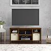 Mainstays Parsons TV Stand for TVs up to 50", Canyon Walnut