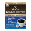VitaCup Keto Coffee Pods with MCT Oil, Turmeric, Vitamins B & D for Energy in Recyclable K-Cup Compatible Pods
