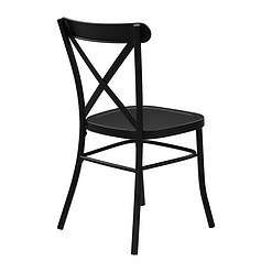 Better Homes and Gardens Collin Distressed Dining Chair, Set of 2, Rich Black Finish