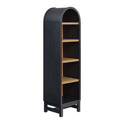 Better Homes & Gardens Juliet Narrow Arch Bookcase, Rich Black Finish