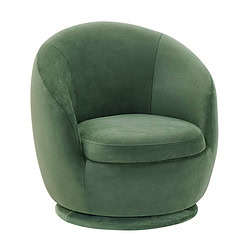Better Homes & Gardens Mira Kids Swivel Chair, Olive Velvet