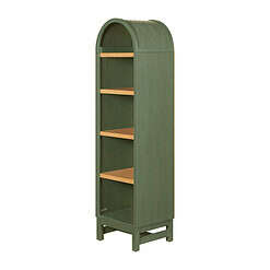 Better Homes & Gardens Juliet Narrow Arch Bookcase, Deep Green Finish