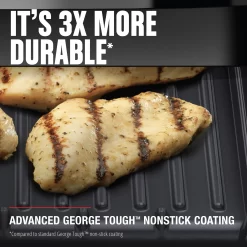 George Foreman 4-Serving Removable Plate Grill and Panini, Black, GRP1065B
